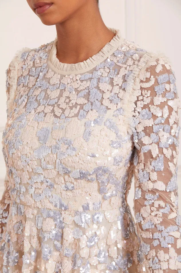Needle and Thread Mary Rose Ankle Gown Blue Women Embellished Dresses