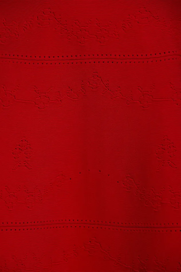 Needle and Thread Pretty Pointelle Knit Ankle Gown Red Women Knitwear