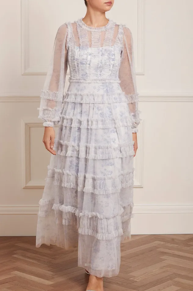 Needle and Thread Rambling Roses Gown Multi Women Printed Dresses
