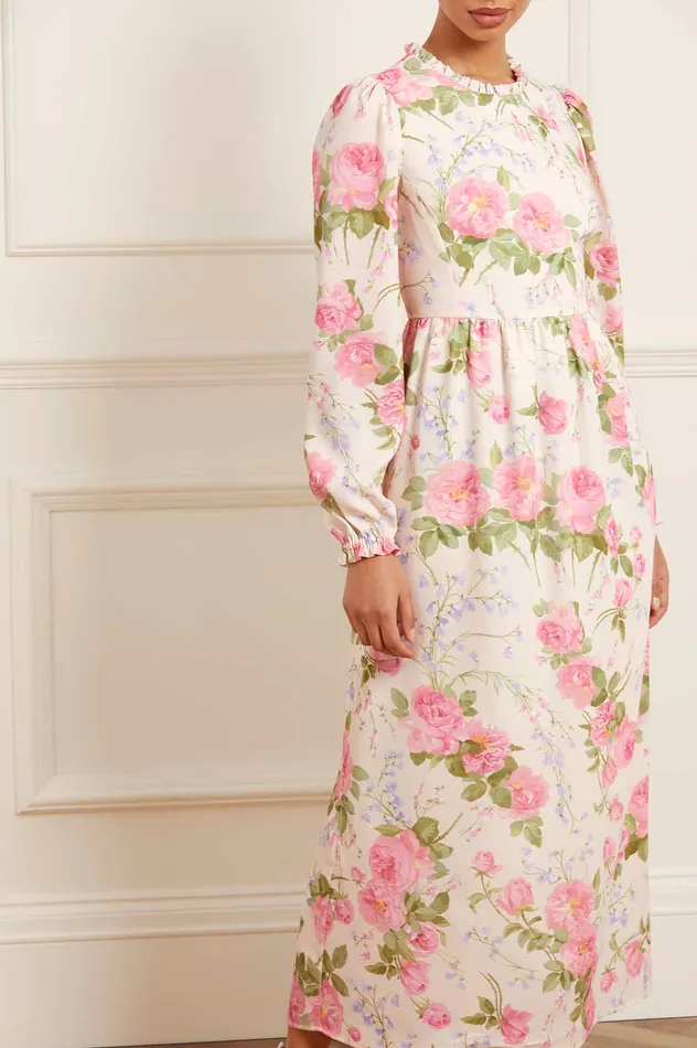 Needle and Thread Rose Bluebell Ankle Dress Multi Women Printed Dresses