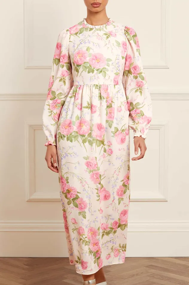Needle and Thread Rose Bluebell Ankle Dress Multi Women Printed Dresses