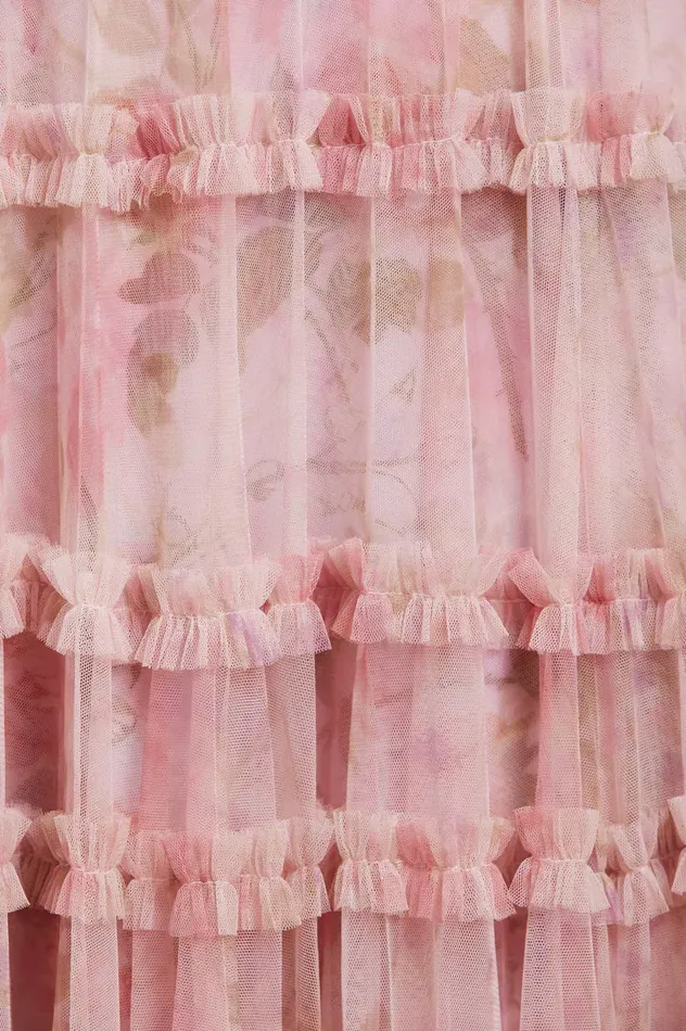 Needle and Thread Rose Bluebell Esme Gown Pink Women Printed Dresses