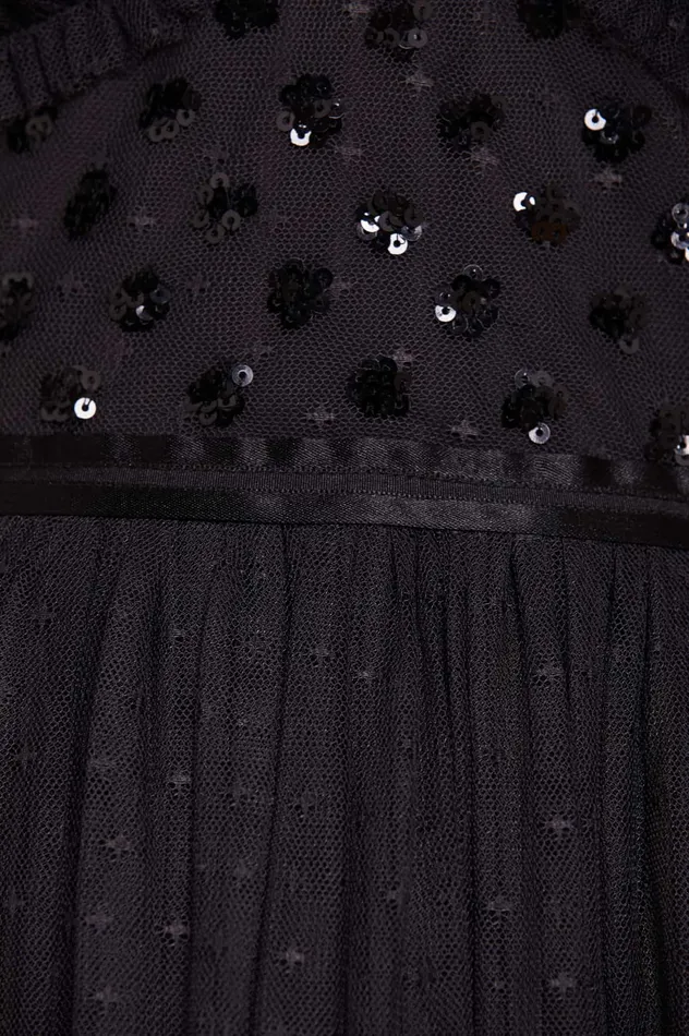 Needle and Thread Thea Bodice Ankle Gown Black Women Embellished Dresses Needle and Thread Thea Bodice Ankle Gown Black Women Embellished Dresses