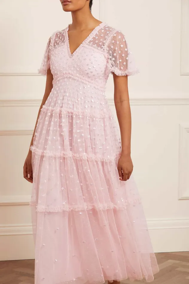 Needle and Thread Thea Gown Pink Women Embellished Dresses