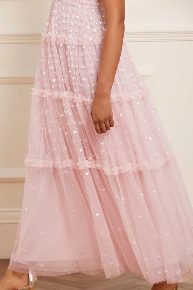 Needle and Thread Thea Gown Pink Women Embellished Dresses Needle and Thread Thea Gown Pink Women Embellished Dresses
