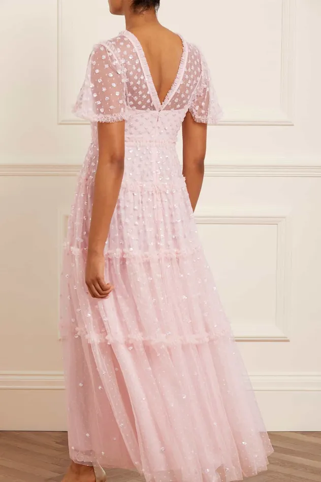 Needle and Thread Thea Gown Pink Women Embellished Dresses Needle and Thread Thea Gown Pink Women Embellished Dresses