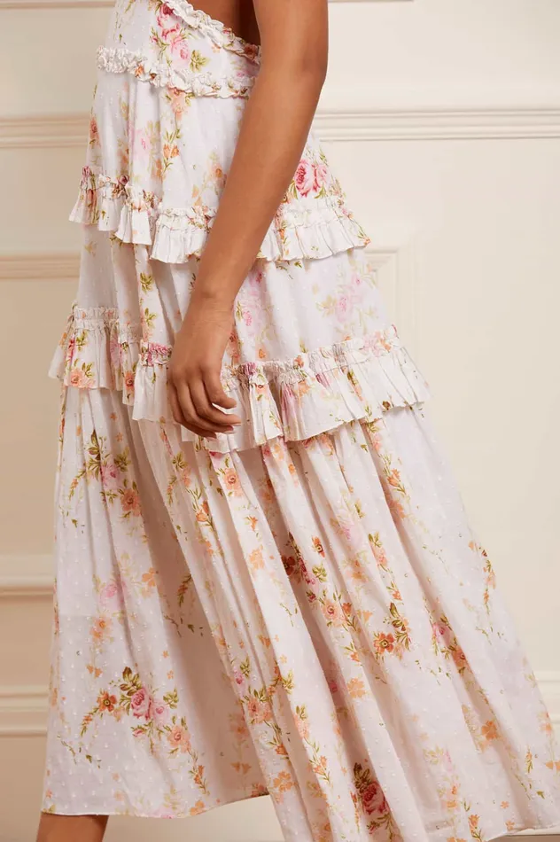 Needle and Thread Trailing Blooms Cotton Backless Ankle Gown Multi Women Printed Dresses Needle and Thread Trailing Blooms Cotton Backless Ankle Gown Multi Women Printed Dresses