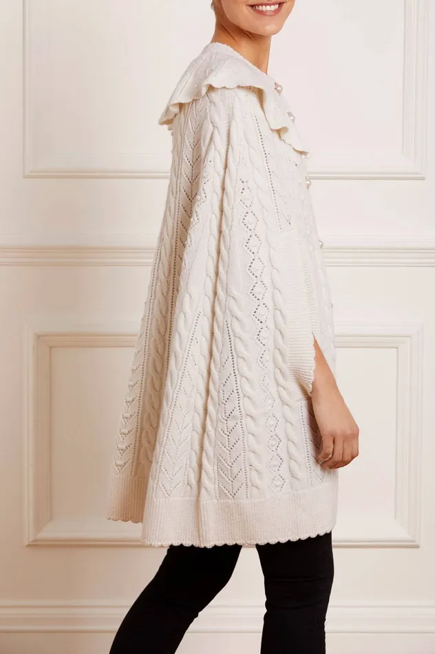 Needle and Thread Victoriana Cape Champagne Women Exclusives