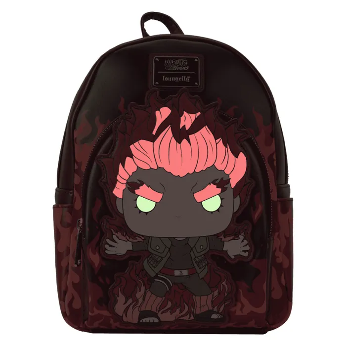 NYCC Limited Edition Naruto Shippuden Might Guy Eight Inner Gates Pop and Bag Bundle Unisex Loungefly Backpacks