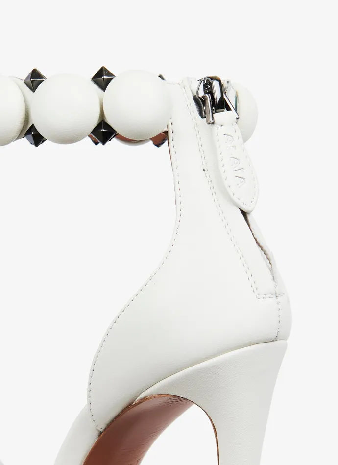 Off White Bombe Sandals In Calfskin Women Alaa Sandals Off White Bombe Sandals In Calfskin Women Alaa Sandals