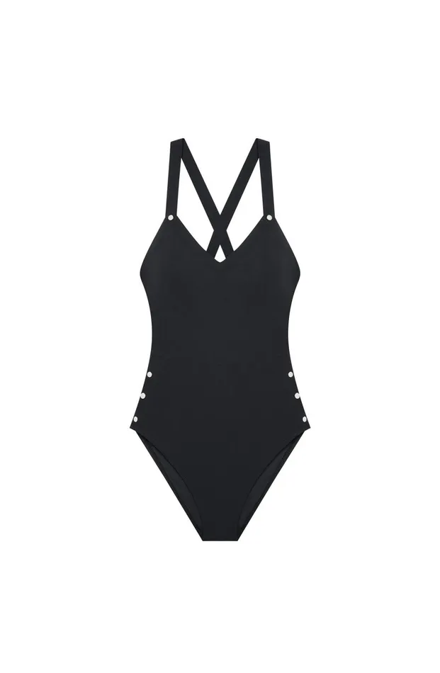 Pain De Sucre Onepiece Swimsuits Women Belli Black