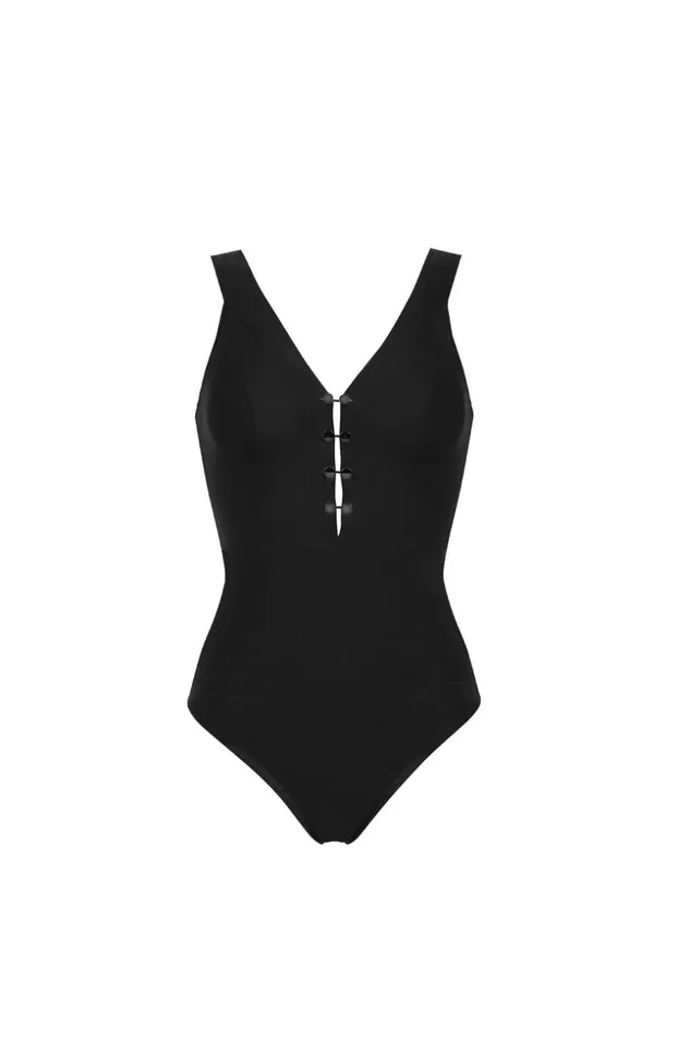 Pain De Sucre Onepiece Swimsuits Women Bonnie Black