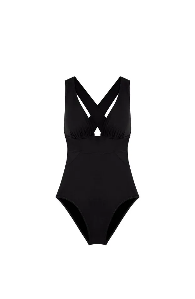 Pain De Sucre Onepiece Swimsuits Women Capri Black