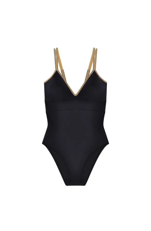 Pain De Sucre Onepiece Swimsuits Women Laos Black