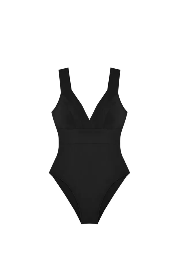 Pain De Sucre Onepiece Swimsuits Women Pipper Black