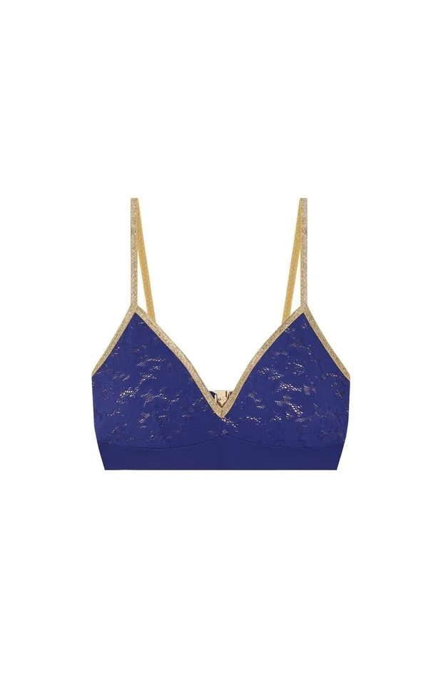 Pain De Sucre Wireless Bras Women Swann Blue Ink Ink