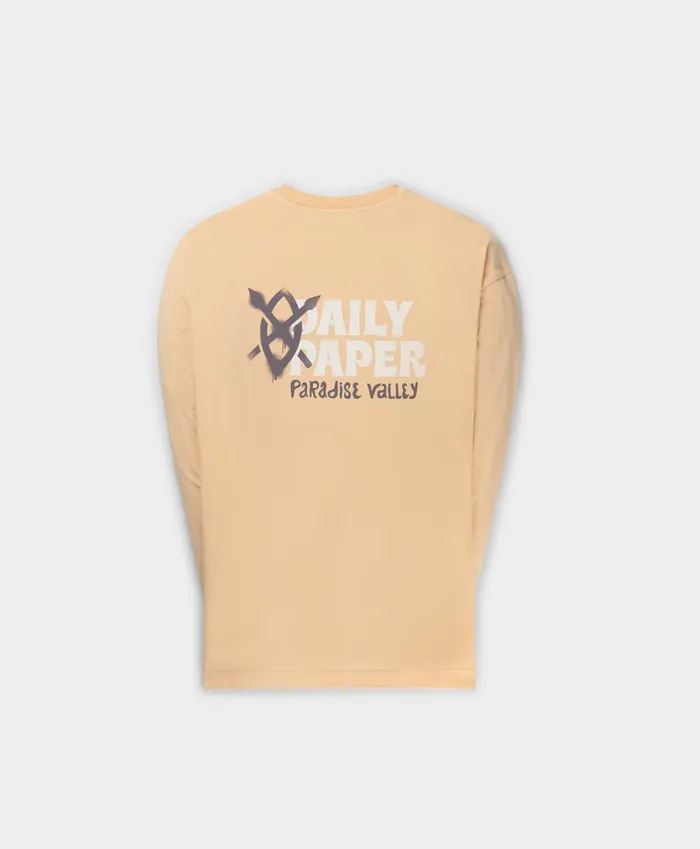 Peach Quartz Orange Remmao Longsleeve TShirt Men Daily Paper Longsleeves