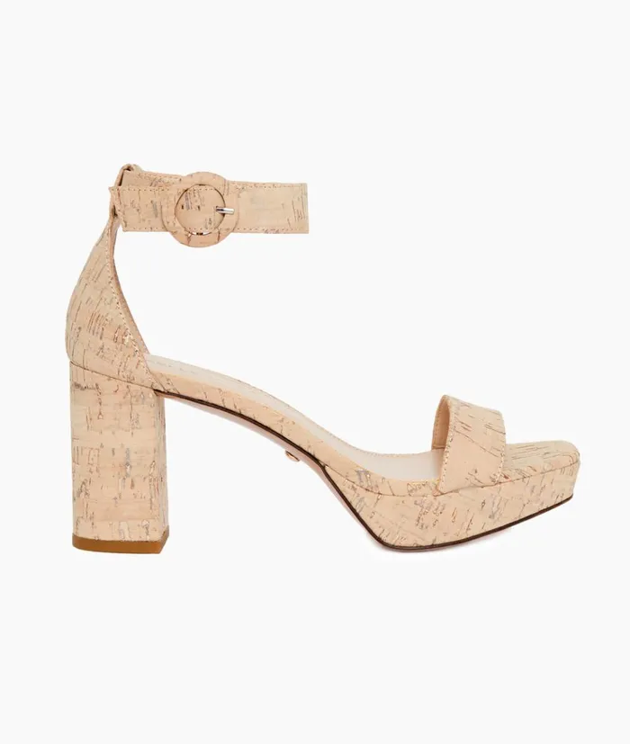 Pelle Moda Amari Platform 8211 White White Washed Cork Women Platforms