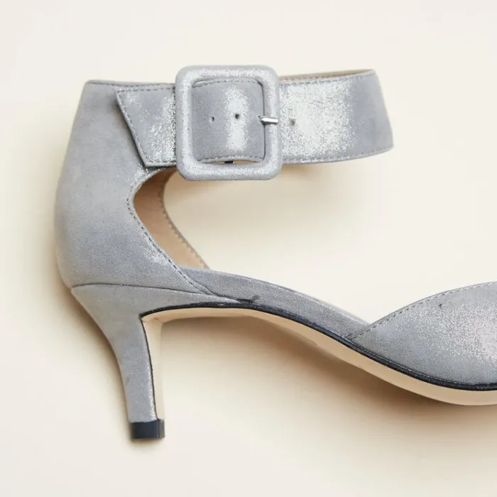 Pelle Moda Berlin Low Heel 8211 Pewter Pewter Shimmer Suede Women Low Heels Pelle Moda Berlin Low Heel 8211 Pewter Pewter Shimmer Suede Women Low Heels