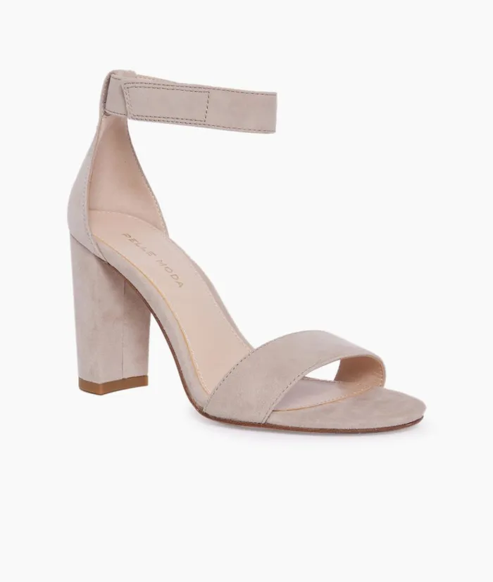 Pelle Moda Briar High Heel 8211 Mushroom Mushroom Kid Suede Women High Heels Pelle Moda Briar High Heel 8211 Mushroom Mushroom Kid Suede Women High Heels