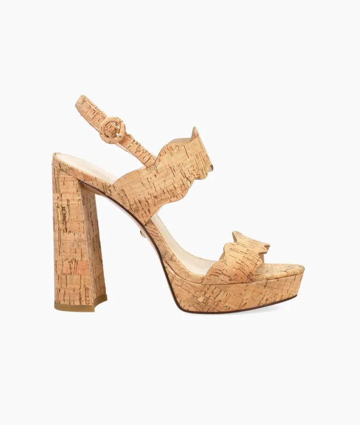 Pelle Moda Gavi Platform 8211 Natural Natural Cork Women High Heels