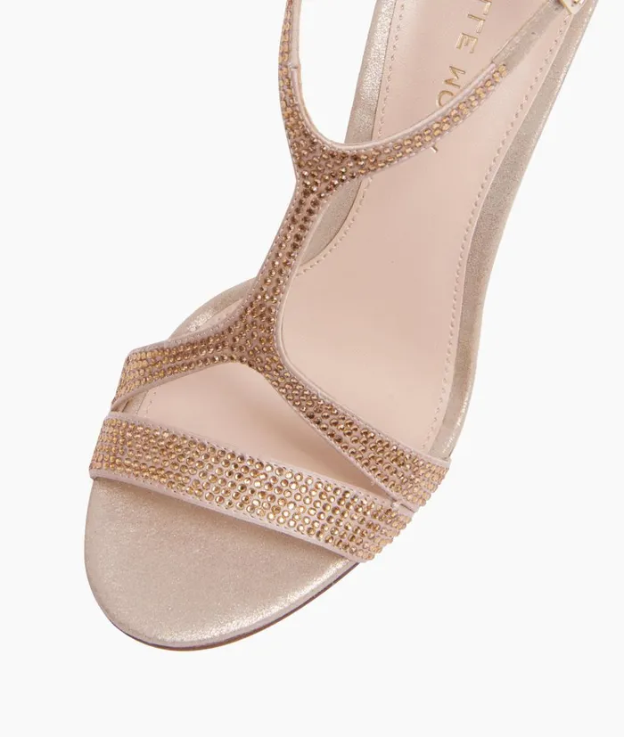 Pelle Moda Karisa High Heel 8211 Gold Platinum Gold SatinMetallic Suede Women High Heels Pelle Moda Karisa High Heel 8211 Gold Platinum Gold SatinMetallic Suede Women High Heels