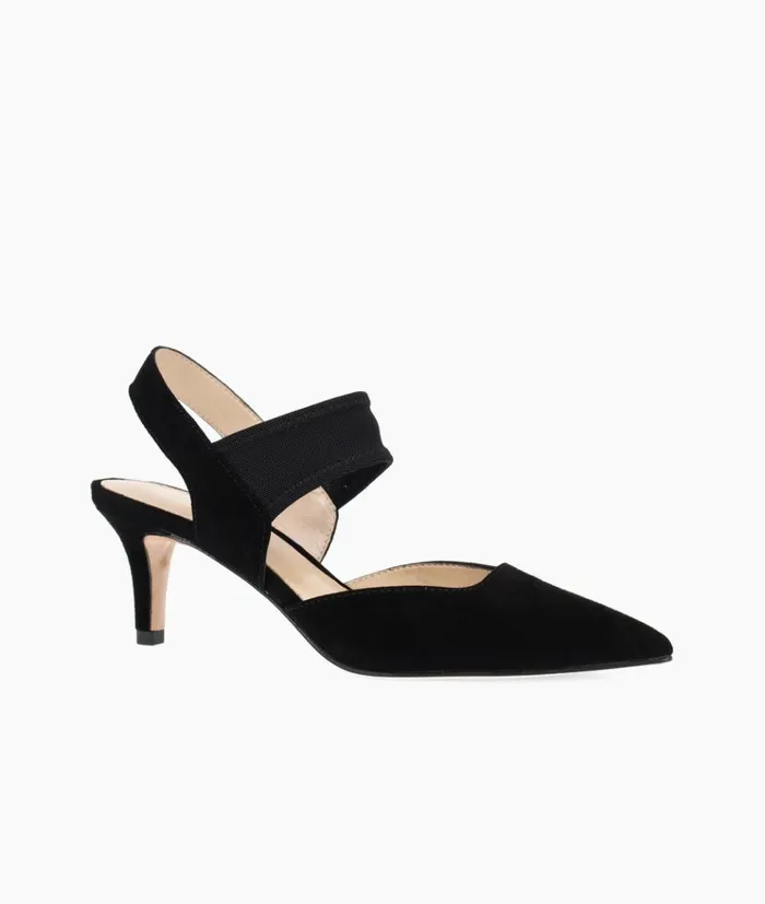 Pelle Moda Keris Low Heel 8211 Black Black Kid Suede Women Low Heels Pelle Moda Keris Low Heel 8211 Black Black Kid Suede Women Low Heels