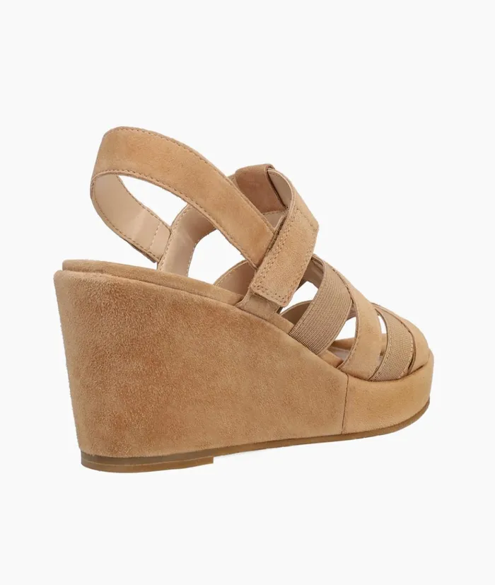 Pelle Moda Kym Wedge 8211 Latte Latte Kid Suede Women Wedges Pelle Moda Kym Wedge 8211 Latte Latte Kid Suede Women Wedges
