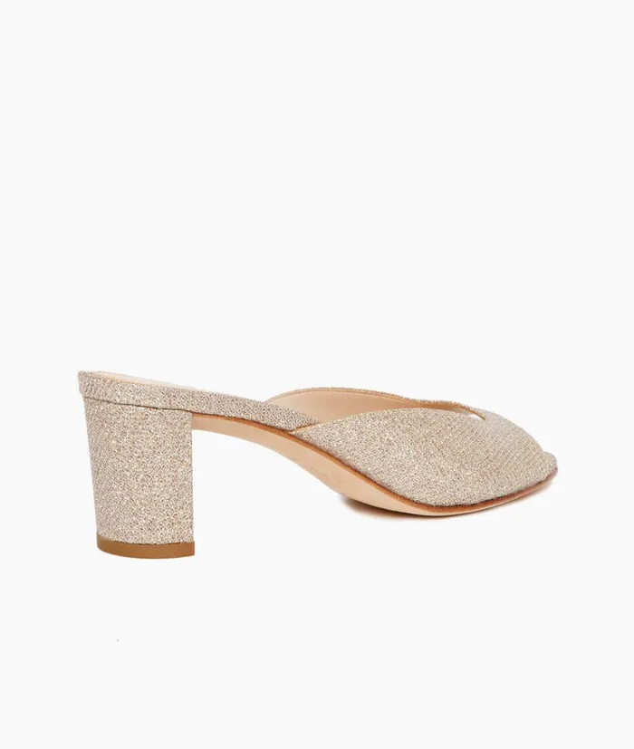 Pelle Moda Mika 2 Low Heel 8211 Gold Platinum Gold Metallic Textile Women Low Heels Pelle Moda Mika 2 Low Heel 8211 Gold Platinum Gold Metallic Textile Women Low Heels