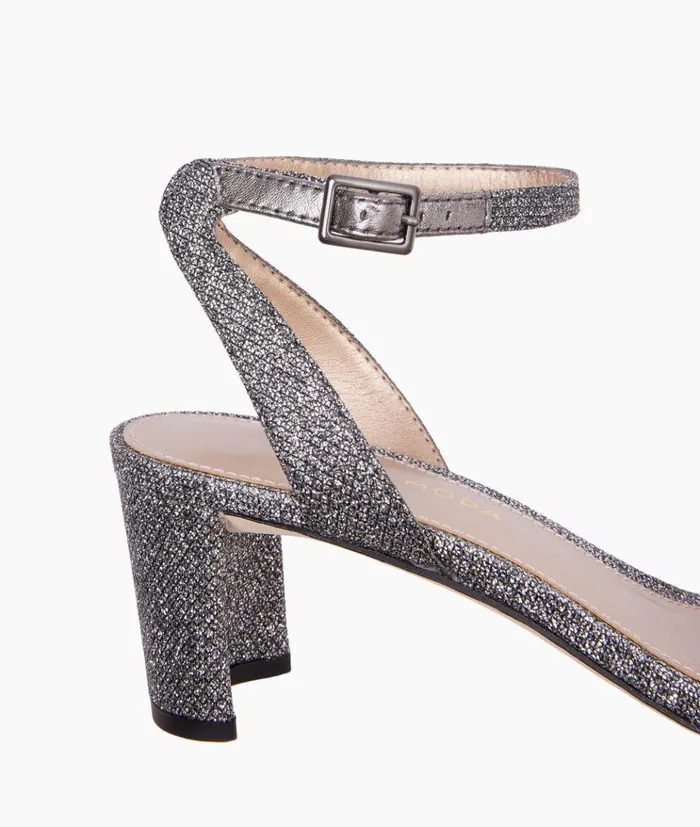 Pelle Moda Moira 2 Low Heel 8211 Pewter Pewter Metallic Textile Women Low Heels Pelle Moda Moira 2 Low Heel 8211 Pewter Pewter Metallic Textile Women Low Heels