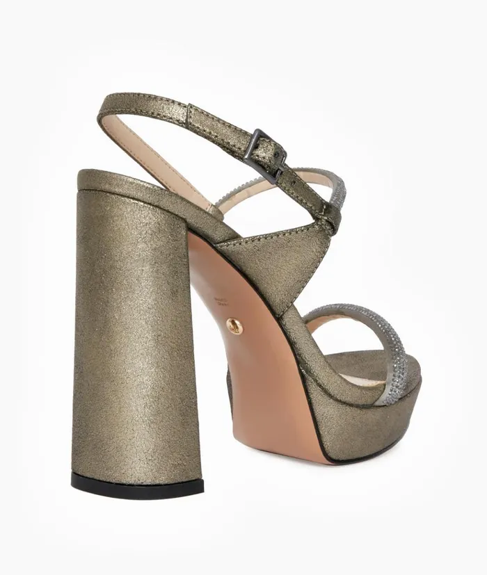 Pelle Moda Olina 2 Platform 8211 Pewter Pewter SatinMetallic Suede Women Platforms Pelle Moda Olina 2 Platform 8211 Pewter Pewter SatinMetallic Suede Women Platforms