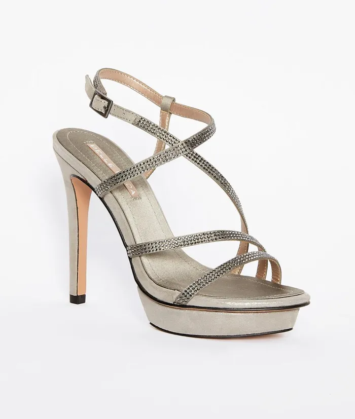 Pelle Moda Olya 2 Platform 8211 Pewter Pewter SatinShimmer Suede Women Platforms Pelle Moda Olya 2 Platform 8211 Pewter Pewter SatinShimmer Suede Women Platforms