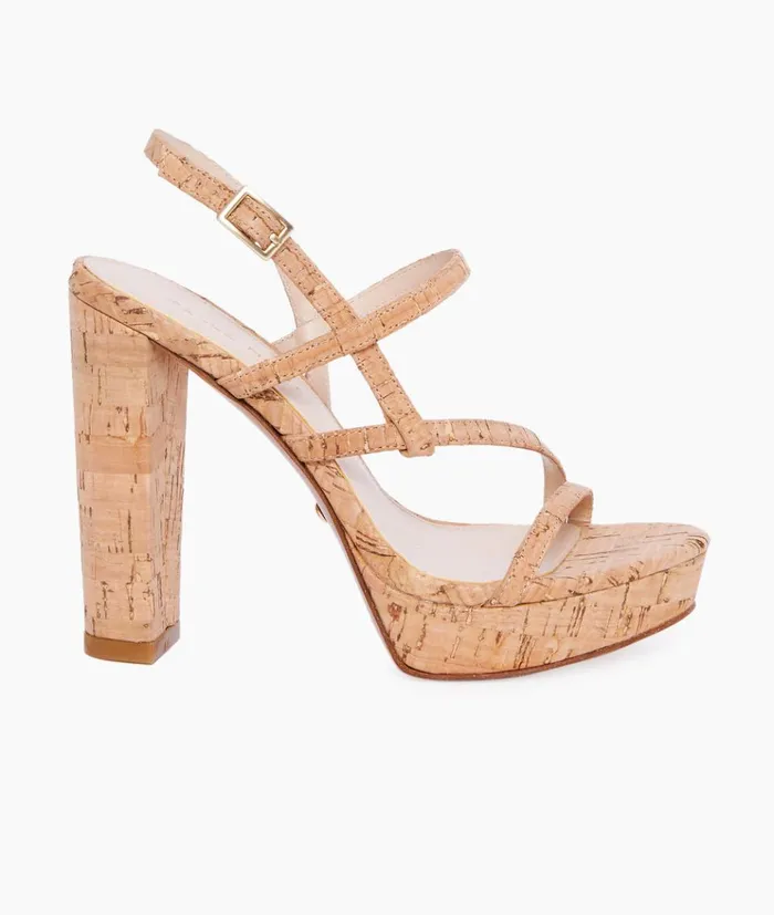 Pelle Moda Patsi Platform 8211 Natural Natural Cork Women High Heels