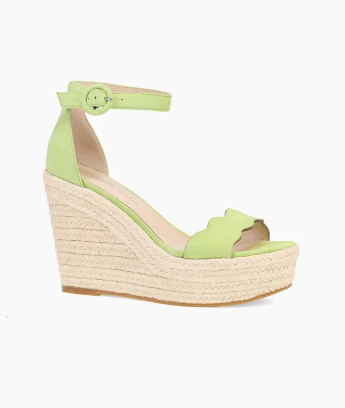 Pelle Moda Ryne Wedge 8211 Celery Celery Kid Suede Women Wedges Pelle Moda Ryne Wedge 8211 Celery Celery Kid Suede Women Wedges