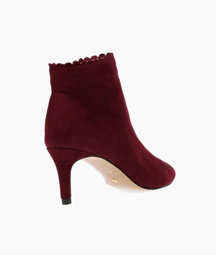 Pelle Moda Yilo Bootie 8211 Port Wine Port Wine Kid Suede Women Booties Pelle Moda Yilo Bootie 8211 Port Wine Port Wine Kid Suede Women Booties
