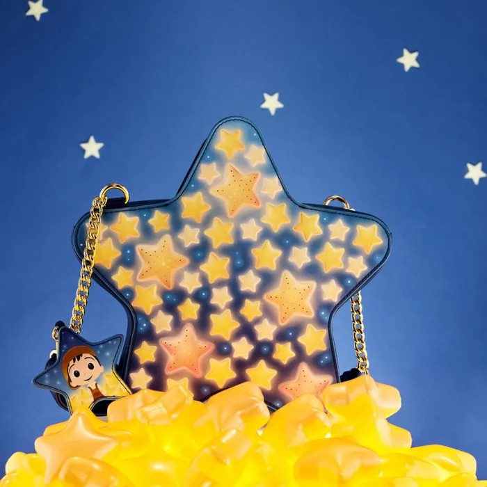 Pixar Shorts La Luna Star Shaped Figural Light Up Crossbody Bag Unisex Loungefly Crossbody Bags Pixar Shorts La Luna Star Shaped Figural Light Up Crossbody Bag Unisex Loungefly Crossbody Bags