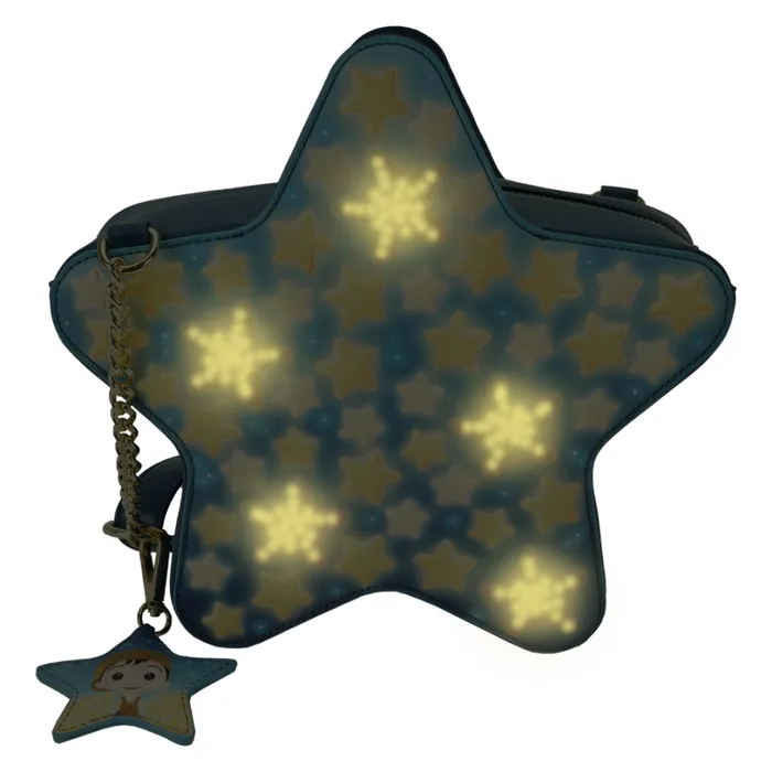 Pixar Shorts La Luna Star Shaped Figural Light Up Crossbody Bag Unisex Loungefly Crossbody Bags Pixar Shorts La Luna Star Shaped Figural Light Up Crossbody Bag Unisex Loungefly Crossbody Bags