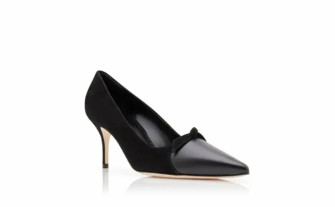 Pumps Women Manolo Blahnik RINIALOBlack Suede Bow Detail Pumps Pumps Women Manolo Blahnik RINIALOBlack Suede Bow Detail Pumps