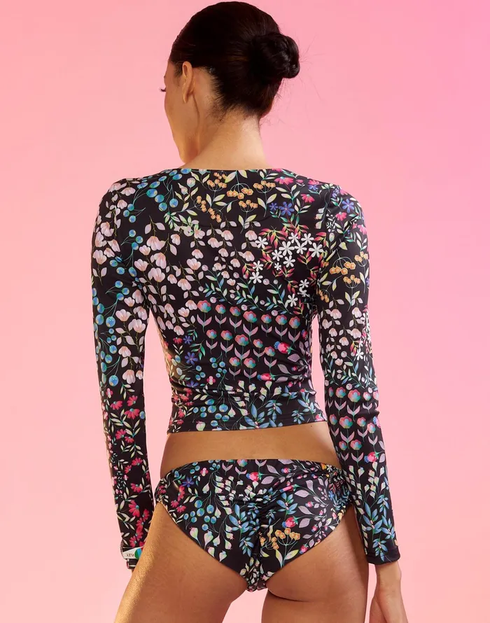 Reef Rashguard 8211 Blkmul Women Cynthia Rowley Surf and Swim