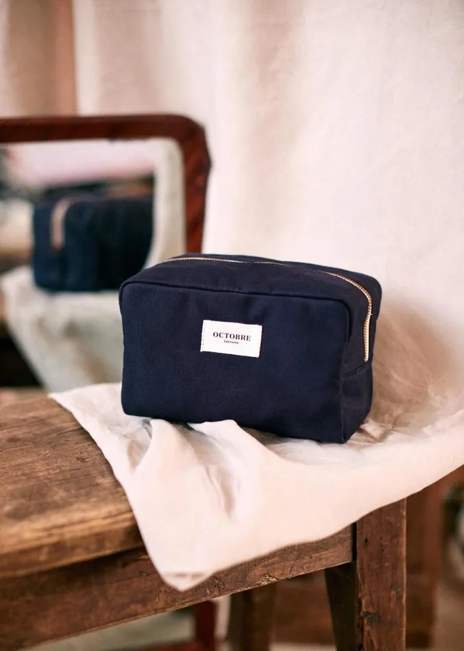 Szane Accessories Mens Twyman Toiletry Bag Navy Blue