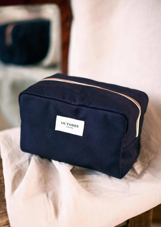 Szane Accessories Mens Twyman Toiletry Bag Navy Blue