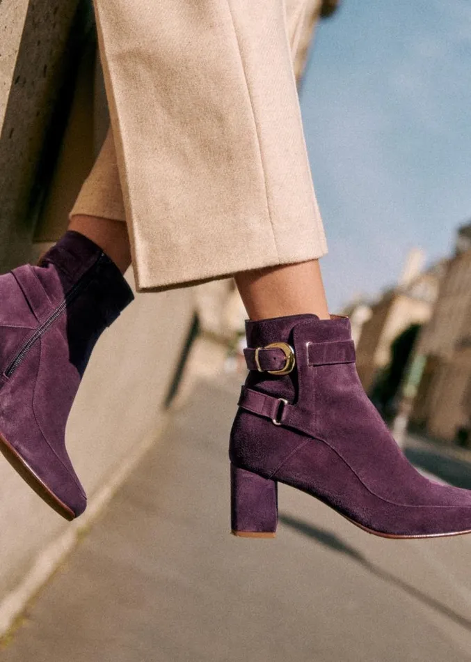 Szane Ankle Boots Womens Brooklyn Boots Mauve