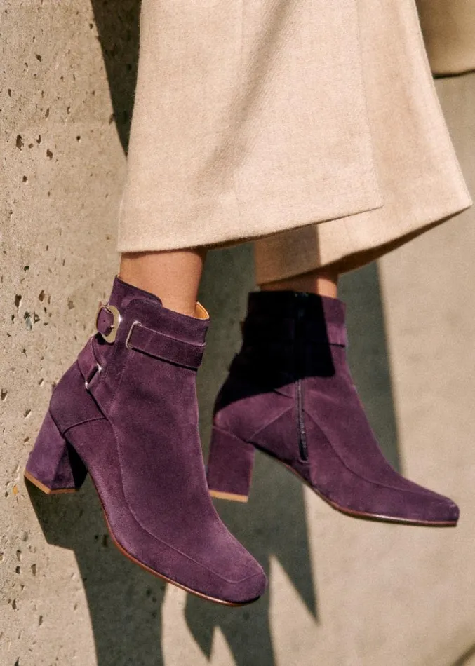 Szane Ankle Boots Womens Brooklyn Boots Mauve