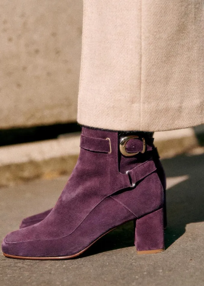 Szane Ankle Boots Womens Brooklyn Boots Mauve