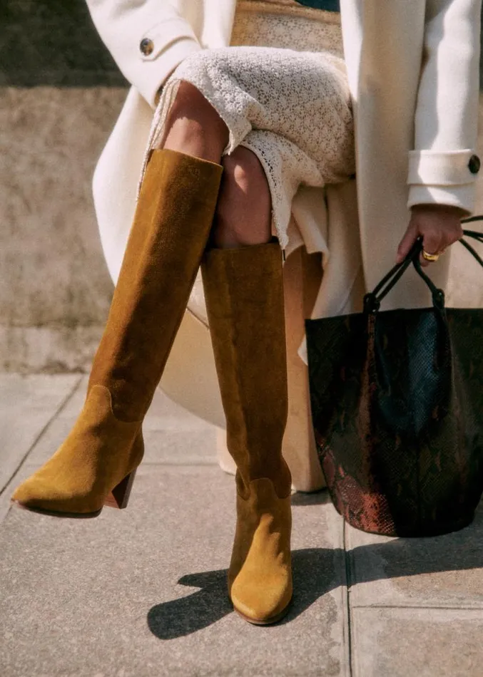 Szane Boots and Thigh High Boots Womens Adle Boots Tan