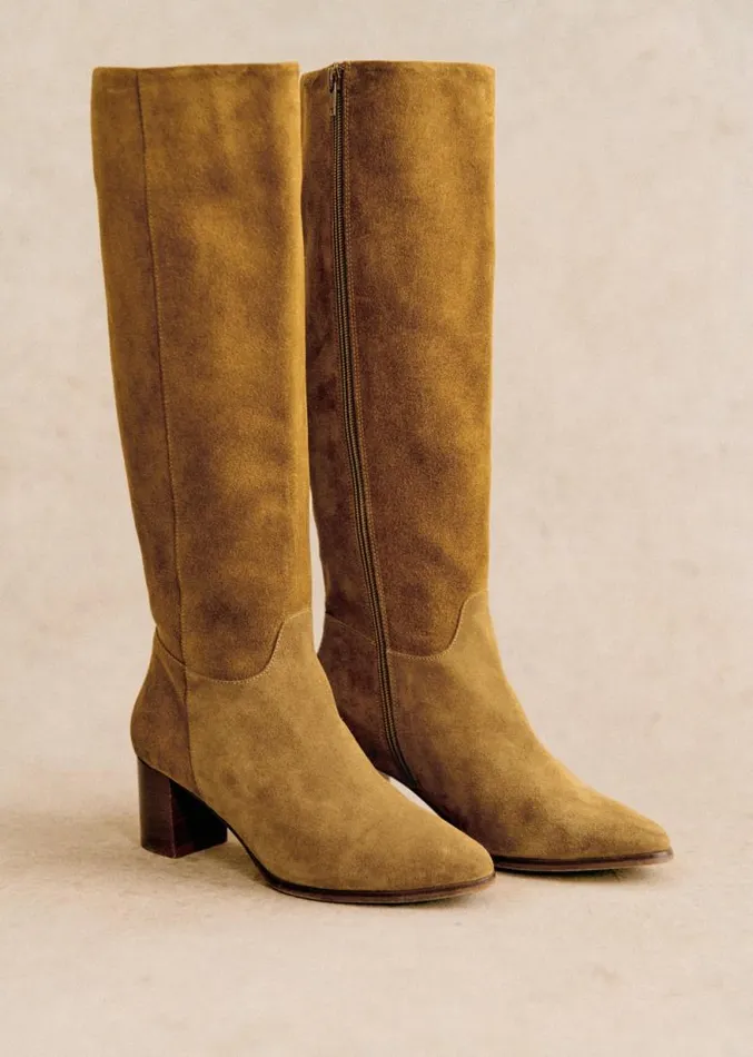 Szane Boots and Thigh High Boots Womens Adle Boots Tan