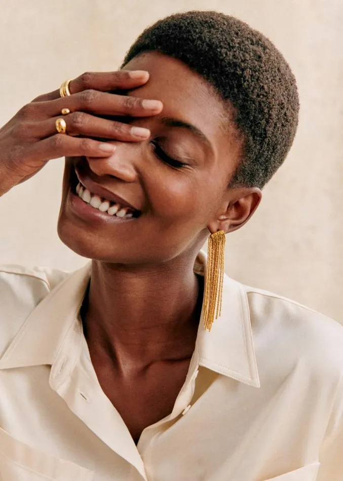 Szane Earrings Womens Gigi Earrings Gold