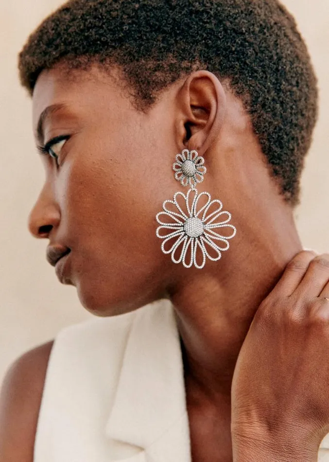 Szane Earrings Womens Millie Earrings Silver
