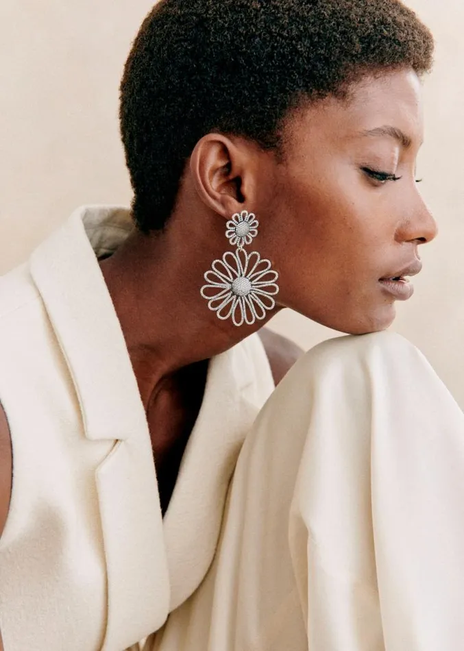 Szane Earrings Womens Millie Earrings Silver