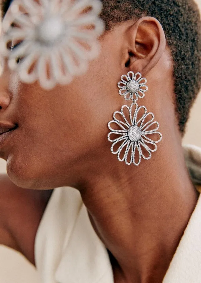 Szane Earrings Womens Millie Earrings Silver